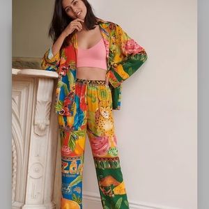 NEW Farm Rio Hibiscus Pajama Set, XS